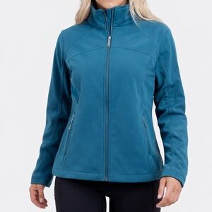 Black Diamond Women's Full Zip Soft Shell Fleece Lined Jacket L